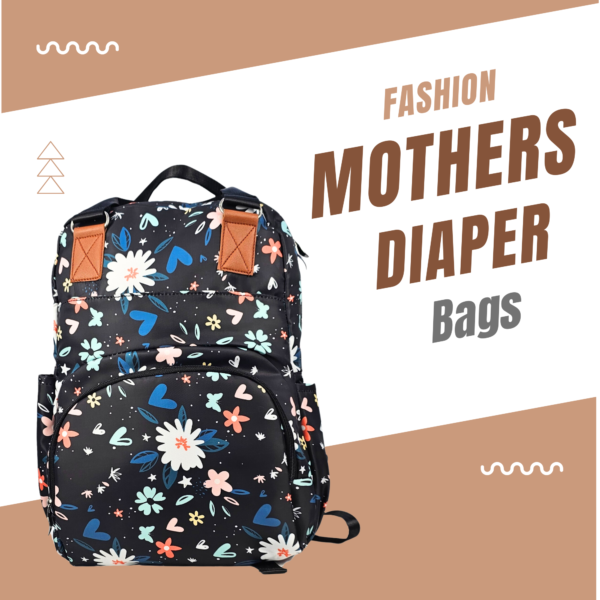 Baby Diaper Bag Backpack - Durable Polyester Organizer for Moms | Ideal for Travel - Image 2