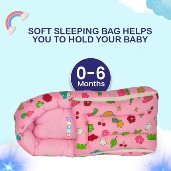 Baby Sleeping Bag | Soft & Cozy Baby Wrap for Newborns (0-12 Months) | Unisex Cradle Sleep - Image 3