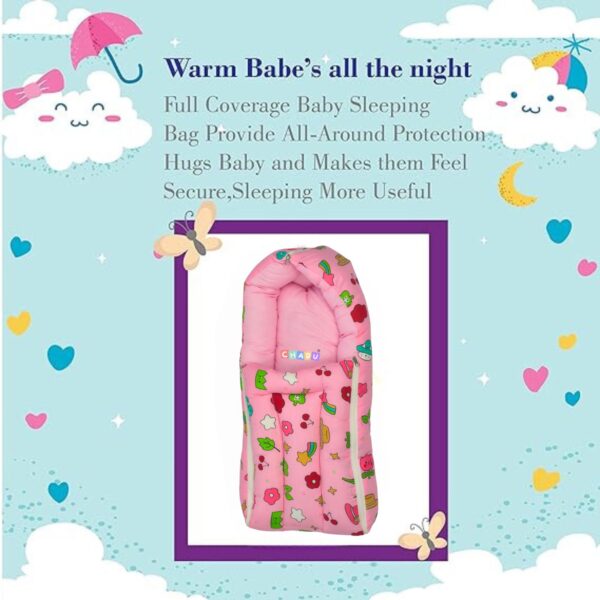 Baby Sleeping Bag | Soft & Cozy Baby Wrap for Newborns (0-12 Months) | Unisex Cradle Sleep - Image 7