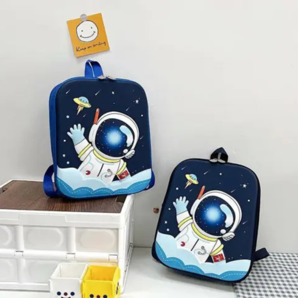 Stylish & Durable 3D Hard Shell Space Backpack for Kids (Ages 2-5)