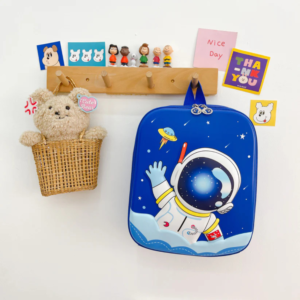 Stylish & Durable 3D Hard Shell Space Backpack for Kids (Ages 2-5)